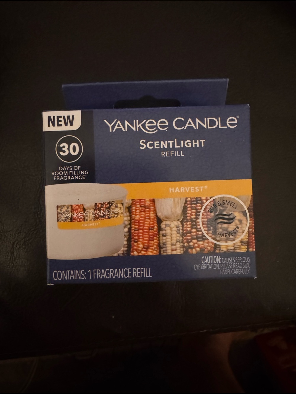 Yankee Candle ScentLight Refill Harvest - Blue and Yellow Box